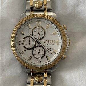 Versus Versace Two-Tone Chronograph Watch